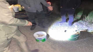 Tekirdağda gece avına baskın: 4 kişiye ceza