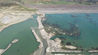 Tekirdağda korkutan görüntü: Naip Barajında 20 günlük su kaldı