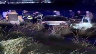 Tekirdağda otomobil şarampole yuvarlandı: 1 ölü, 1 yaralı