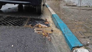 Tekirdağda sağanak yağış etkili oldu