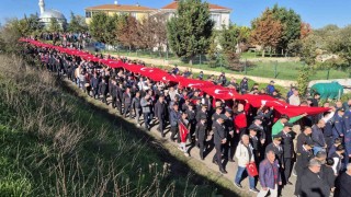 Tekirdağlı şehit İlker Aykut son yolculuğuna uğurlandı: Eşi ve oğlu askeri kıyafet giydi