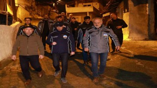 Tokat Belediye Başkanı Yazıcıoğlunun mesaisi gece yarısı da devam ediyor