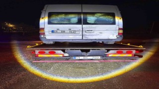 Trafik kontrolünde yakalaması olan araç otoparka çekildi