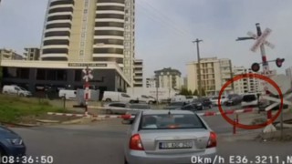 Tren yolu hattında trafik güvenliğini tehlikeye düşüren sürücüye ceza