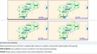 Tuncelide sağanak yağış etkili oldu