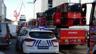 Tuzlada yat üretim tesisinde korkutan yangın