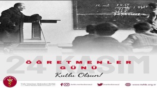 TVHB Başkanı Eroğlu: 24 Kasım Öğretmenler Gününü en içten dileklerimizle kutluyoruz