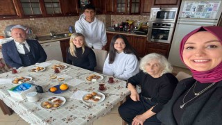 Uzun Mehmet MTALden emekli öğretmene vefa ziyareti