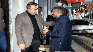 Vali Çiçekten esnaf ziyareti