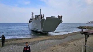 Yeni Tip Çıkarma Gemisi Ç-159 Yalova kıyısında test edildi