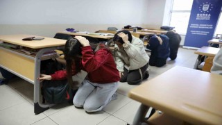 YKS Hazırlık Merkezinde deprem ve tahliye tatbikatı