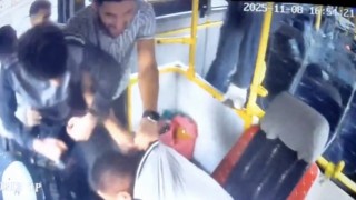 Yolcu ile tartışan halk otobüsü şoförüne meydan dayağı