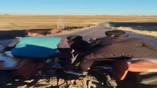 Yolculuklarını çekmek isterken, kendi kazalarını kaydettiler