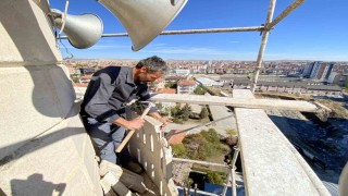 Yozgatlı minare ustası mesleğinin risklerinden dolayı çırak bulamıyor