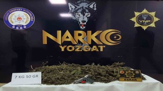 Yozgatta 7 kilo esrar ele geçirildi