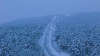 Yozgatta mevsimin ilk karı yağdı