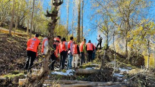 Yüksekovada erozyonla mücadele için fidan dikme etkinliği