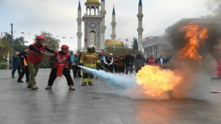 Yunusemrede deprem tatbikatı