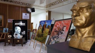 Yunusemreden Atatürk anısına anlamlı sergi