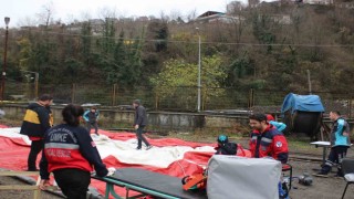 Zonguldak il afet saha tatbikatı hazırlıkları tamamlandı
