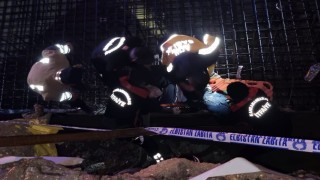 6 metrelik çukura düşen şahıs itfaiye ekiplerince kurtarıldı