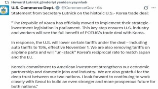 ABDden Güney Koreye vergi indirimi