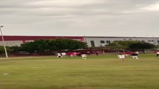 Adanada amatör maçta saha karıştı