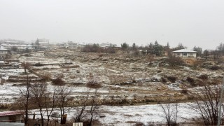 Adananın yüksek kesimlerine kar yağdı