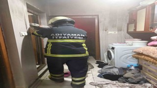Adıyamanda ev yangını