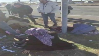 Adıyamanda iki otomobil çarpıştı: 1 ölü, 8 yaralı