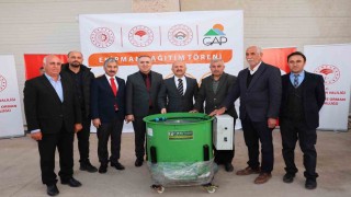 Adıyamanda üreticiye güç veren tarım ekipmanı desteği