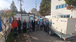 Afetlere hazırlıkta UMKEye mobil enerji desteği