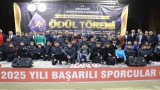 Ağrıda 2025 yılı sporcu ve antrenör ödül töreni yapıldı