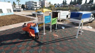 Akdenizde bir park daha yenilendi