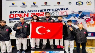 Aliağalı taekwondocular Saraybosnadan madalyalarla döndü