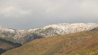 Amanoslar beyaza büründü