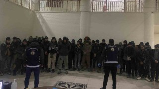 Amasyada çinko yüklü tırdan 37 kaçak göçmen çıktı