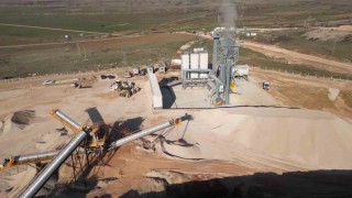 Amasyanın asfalt plenti ve konkasör tesisiyle yılda 55 milyon TLden fazla tasarruf sağlanacak