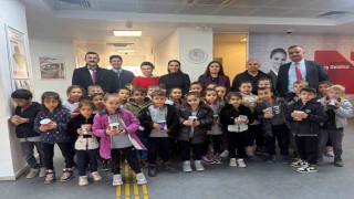 Ana sınıfı öğrencileri bankada tasarrufla tanıştı
