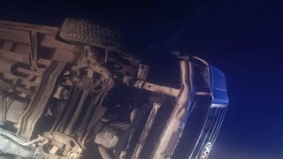 Ankarada işçi servisi devrildi: 14 yaralı