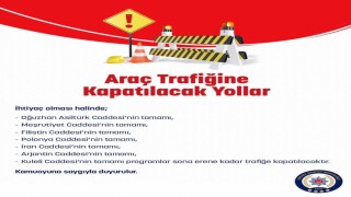Ankarada yılbaşı tedbirleri nedeniyle bazı yollar trafiğe kapatılacak
