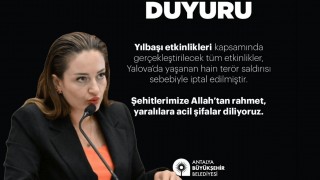 Antalya’da Yılbaşı Etkinlikleri İptal Edildi