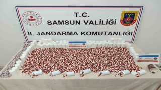 Apartman yöneticisi jandarma tarafından 7 bin uyuşturucu hapla yakalandı