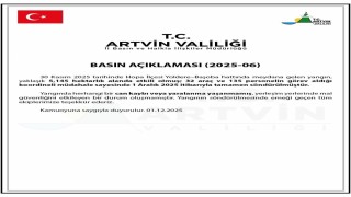 Artvin Valiliği: Hopadaki orman yangını tamamen söndürüldü