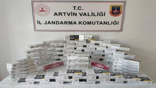 Artvinde jandarmadan kaçakçılığa darbe
