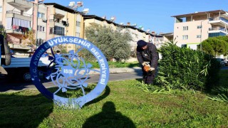 Aydın Büyükşehirden Nazillide temizlik ve bakım çalışması