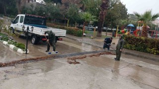 Aydın Büyükşehirden sağanak mesaisi