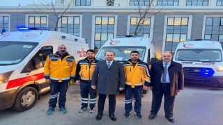 Aydına tahsis edilen yeni ambulanslar hizmet için yola çıktı