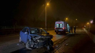 Aynı anda aynı caddede 4 kaza: Başka kaza olmasın diye çaba gösterdiler