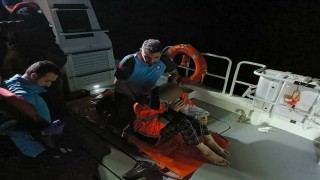 Ayvacık açıklarında ticari gemide yarlanan şahısın tıbbi tahliyesi yapıldı